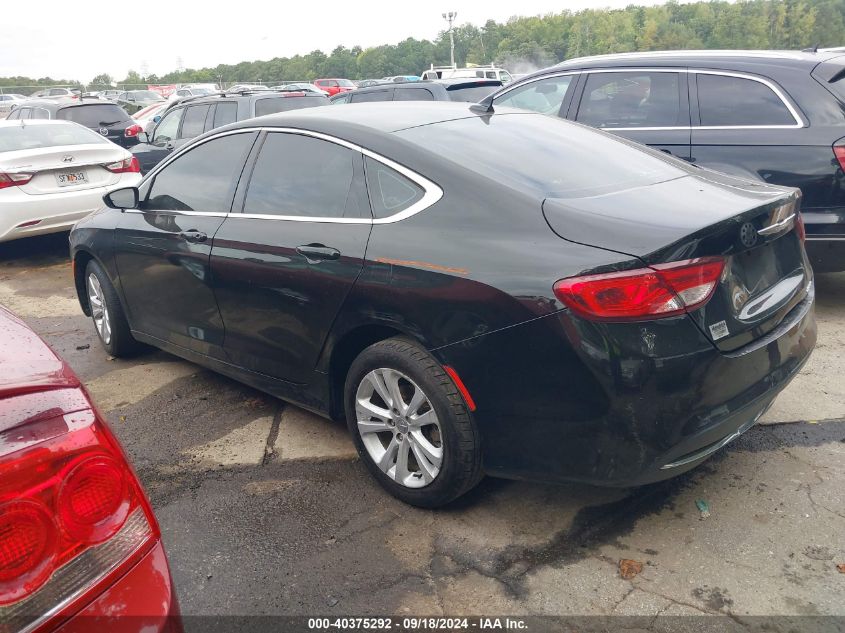 2017 Chrysler 200 Limited Platinum VIN: 1C3CCCAB8HN508337 Lot: 40375292