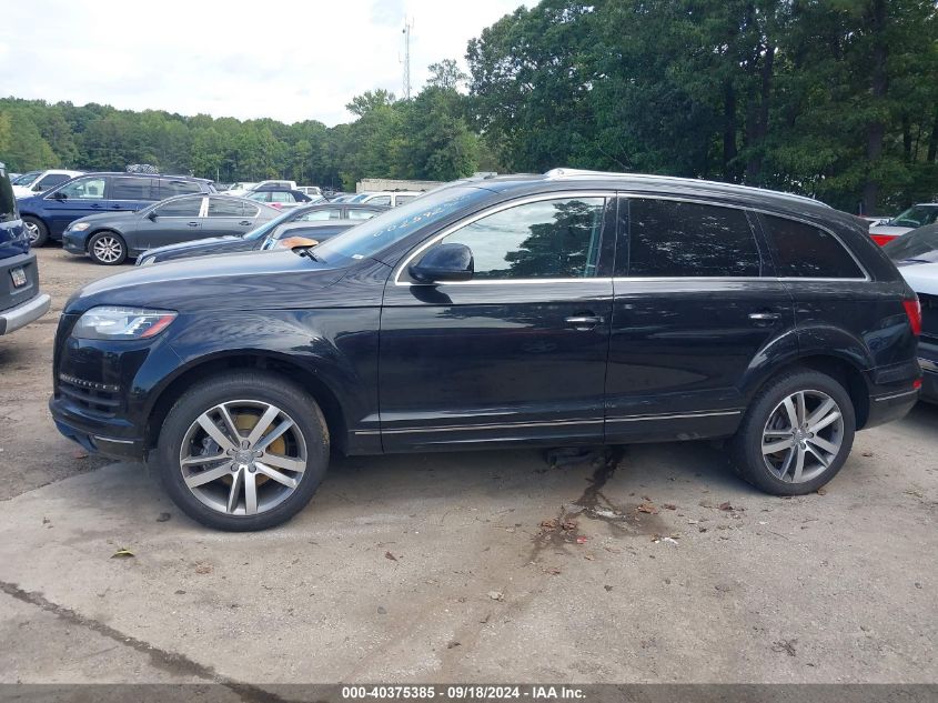 2013 Audi Q7 3.0T Premium VIN: WA1LGAFE1DD002592 Lot: 40375385