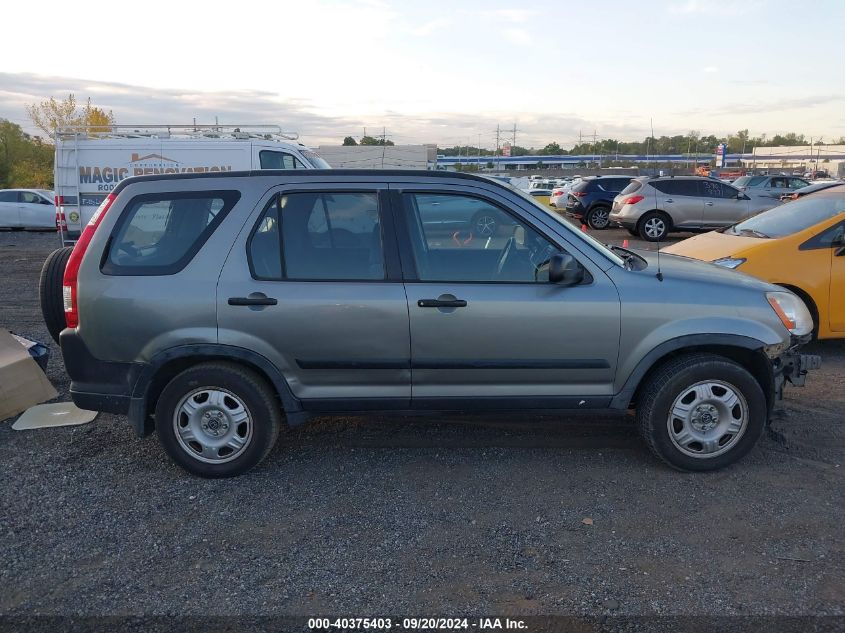 2005 Honda Cr-V Lx VIN: JHLRD78585C034930 Lot: 40375403