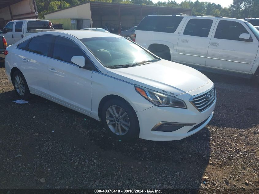 2015 HYUNDAI SONATA SE - 5NPE24AF5FH105588