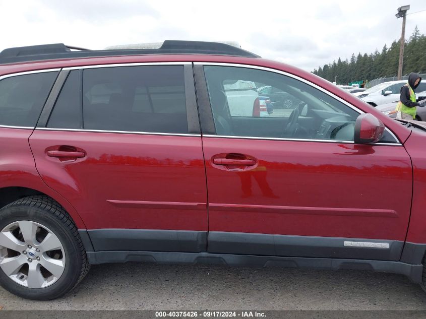 2012 Subaru Outback 2.5I Limited VIN: 4S4BRCKCXC3247600 Lot: 40375426