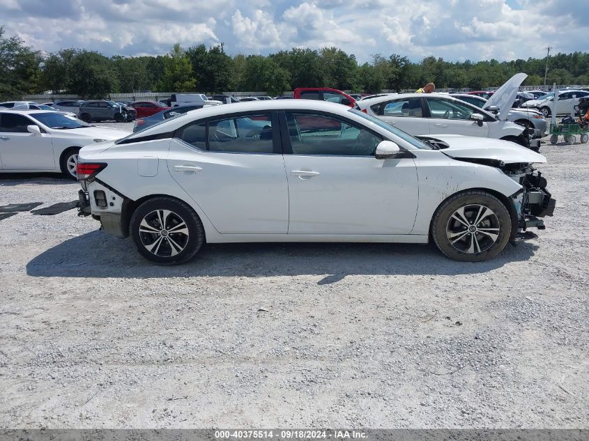 2022 Nissan Sentra Sv Xtronic Cvt VIN: 3N1AB8CV0NY262055 Lot: 40375514