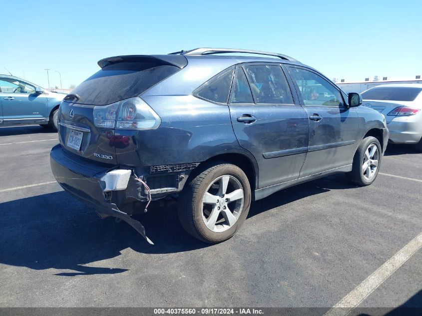 2006 Lexus Rx 330 VIN: JTJGA31U960063246 Lot: 40375560