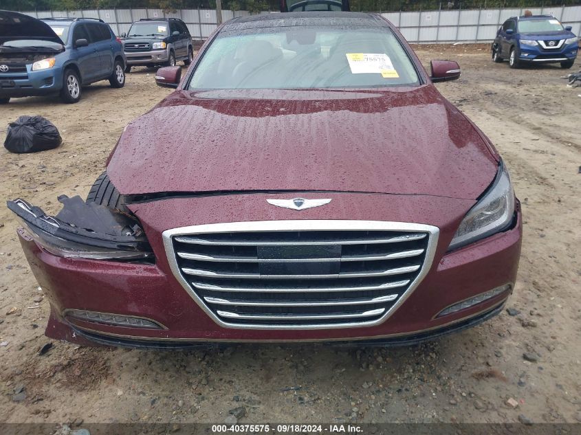 KMHGN4JF0FU028243 2015 Hyundai Genesis 5.0L