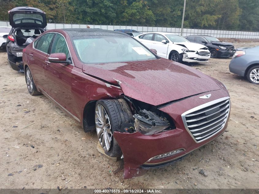 KMHGN4JF0FU028243 2015 Hyundai Genesis 5.0L