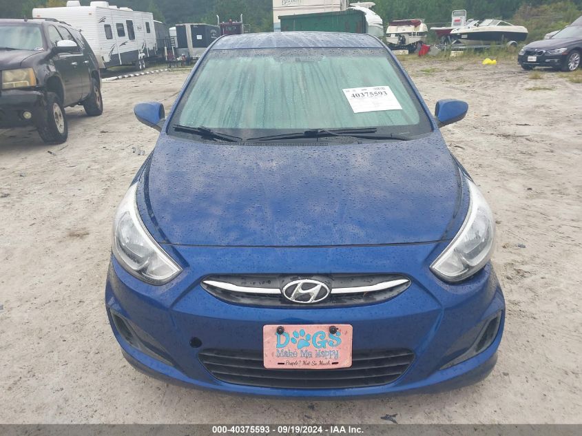 2017 Hyundai Accent Se VIN: KMHCT4AE1HU186458 Lot: 40375593