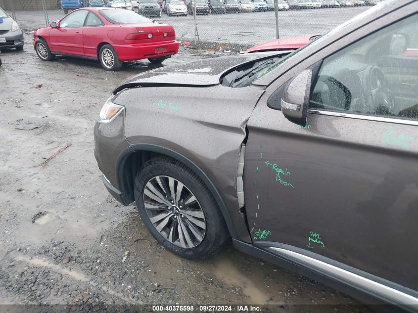 2019 Mitsubishi Outlander Se/Sel/Le VIN: JA4AZ3A39KZ041854 Lot: 40375598