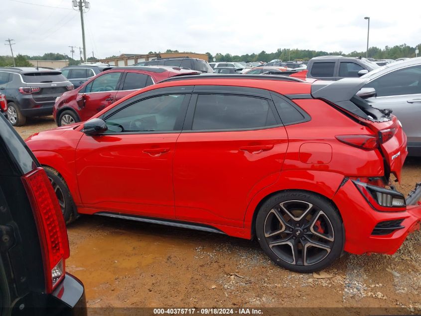 2022 Hyundai Kona N VIN: KM8KH3AC6NU005078 Lot: 40375717