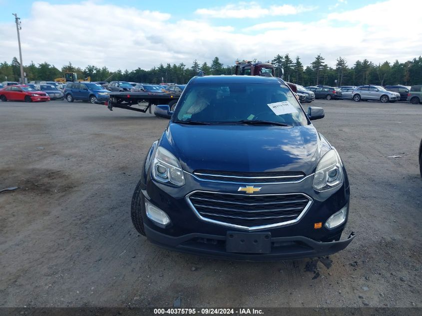 2016 Chevrolet Equinox Lt VIN: 2GNFLFEK6G6186117 Lot: 40375795