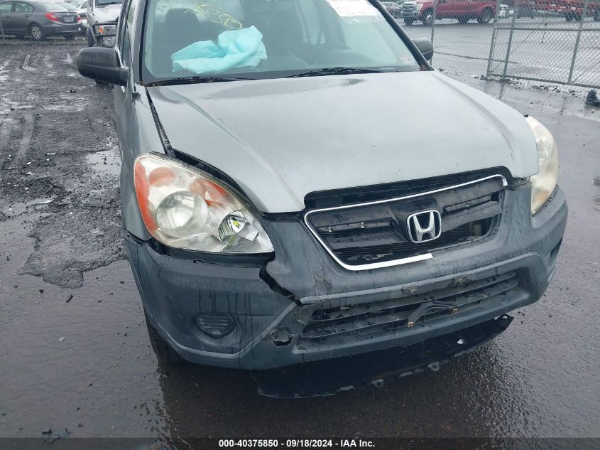 2005 Honda Cr-V Lx VIN: SHSRD78585U303873 Lot: 40375850