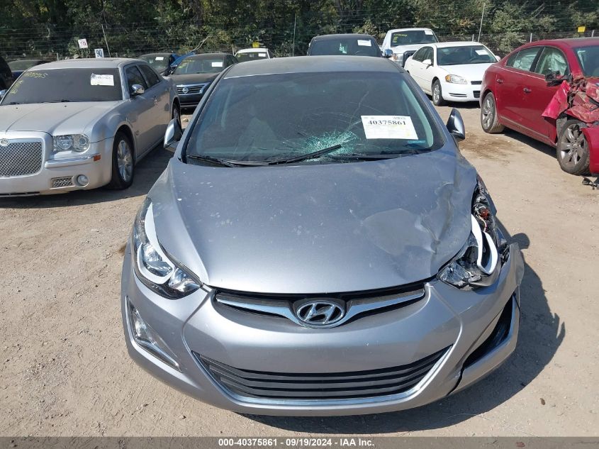 2015 Hyundai Elantra Se VIN: 5NPDH4AE3FH604553 Lot: 40375861