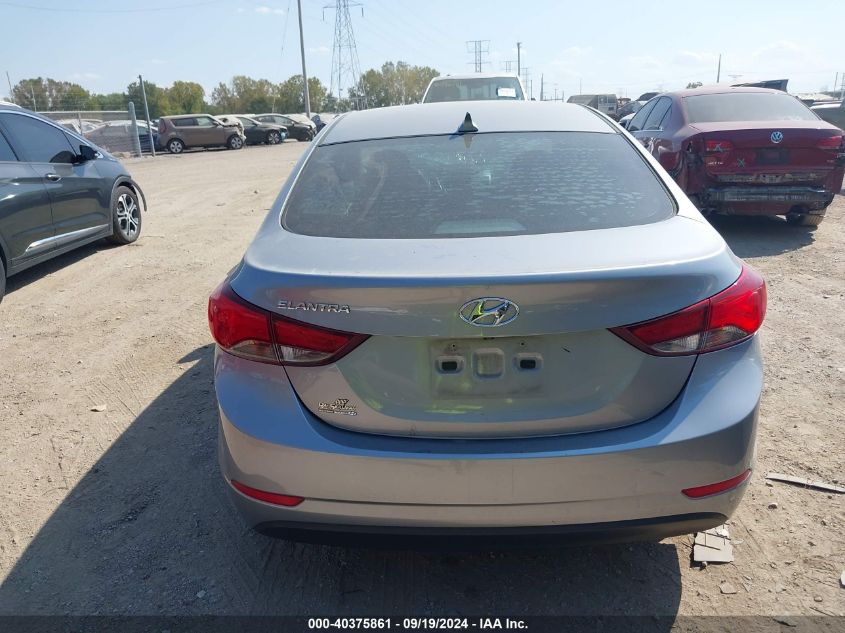 2015 Hyundai Elantra Se VIN: 5NPDH4AE3FH604553 Lot: 40375861