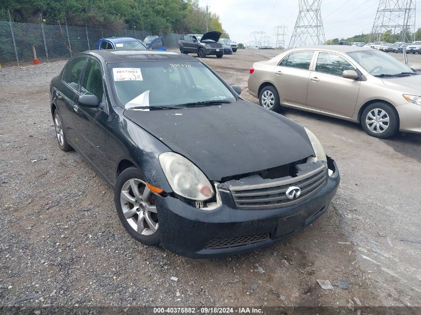 2005 Infiniti G35X VIN: JNKCV51F65M300770 Lot: 40375882