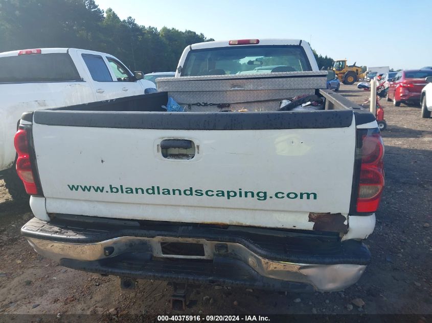 2006 Chevrolet Silverado 2500Hd Work Truck VIN: 1GCHK29D66E148048 Lot: 40375916