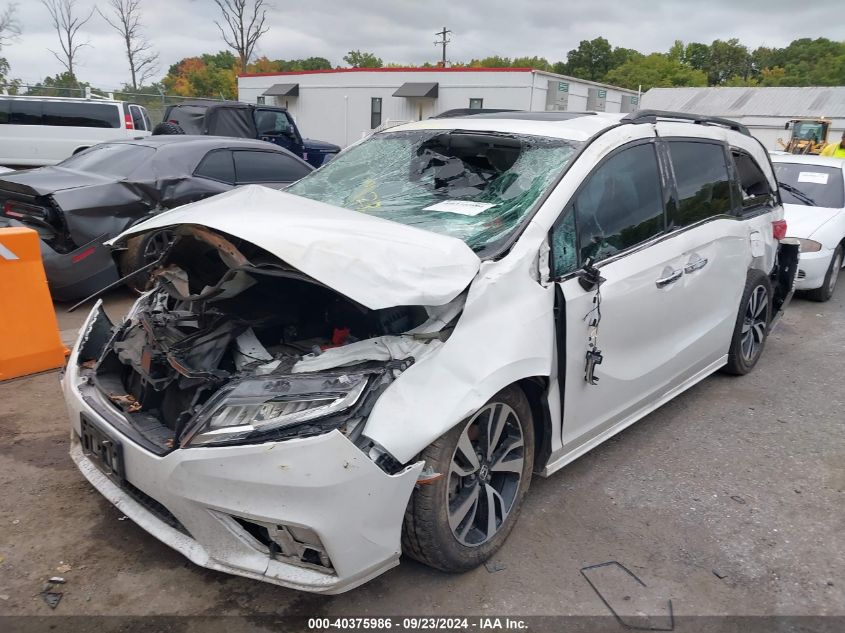 2020 Honda Odyssey Elite VIN: 5FNRL6H98LB011385 Lot: 40375986