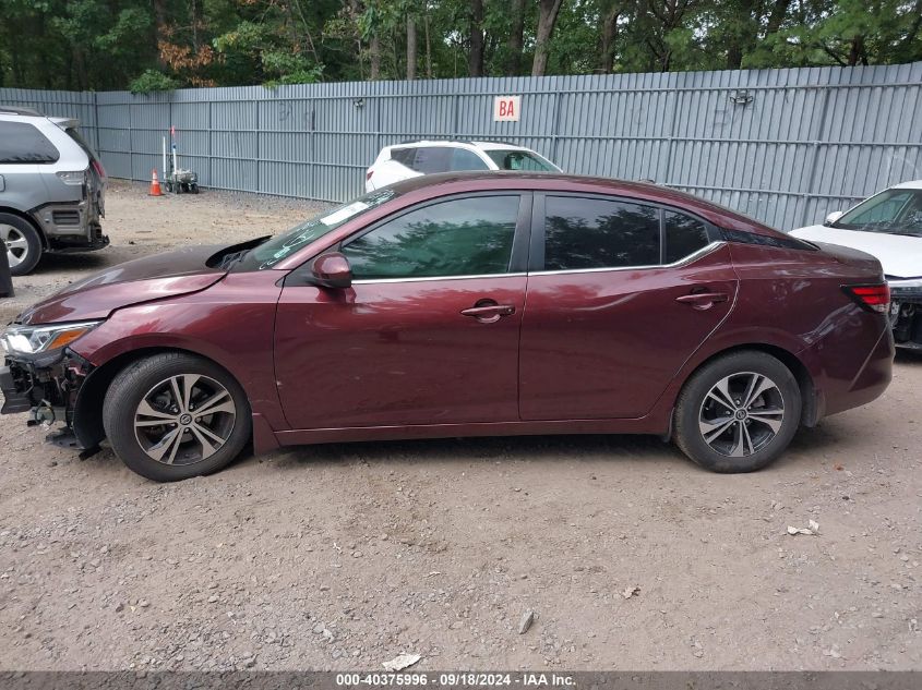 2021 Nissan Sentra Sv Xtronic Cvt VIN: 3N1AB8CV3MY226083 Lot: 40375996