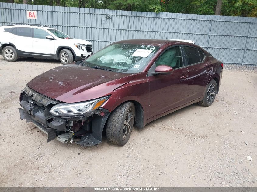 2021 Nissan Sentra Sv Xtronic Cvt VIN: 3N1AB8CV3MY226083 Lot: 40375996