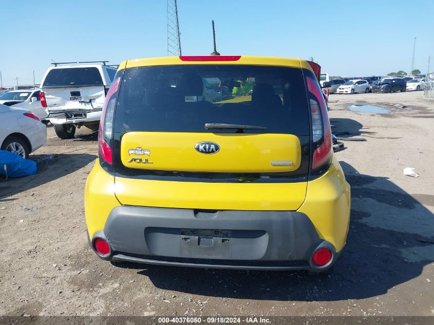 2014 Kia Soul + VIN: KNDJP3A56E7045843 Lot: 40376050