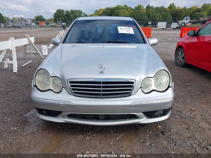 2005 Mercedes-Benz C 230 Kompressor Sport VIN: WDBRF40J85F562849 Lot: 40376082