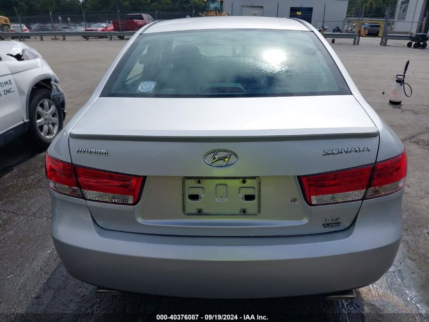 5NPEU46F47H237052 2007 Hyundai Sonata Limited/Se V6