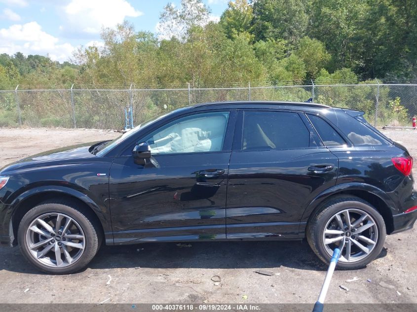 2022 Audi Q3 Premium Plus 45 Tfsi S Line Quattro Tiptronic VIN: WA1EECF32N1038674 Lot: 40376118