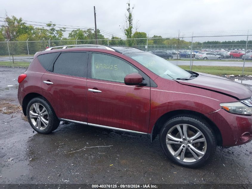 2009 Nissan Murano Le VIN: JN8AZ18W79W132700 Lot: 40376125