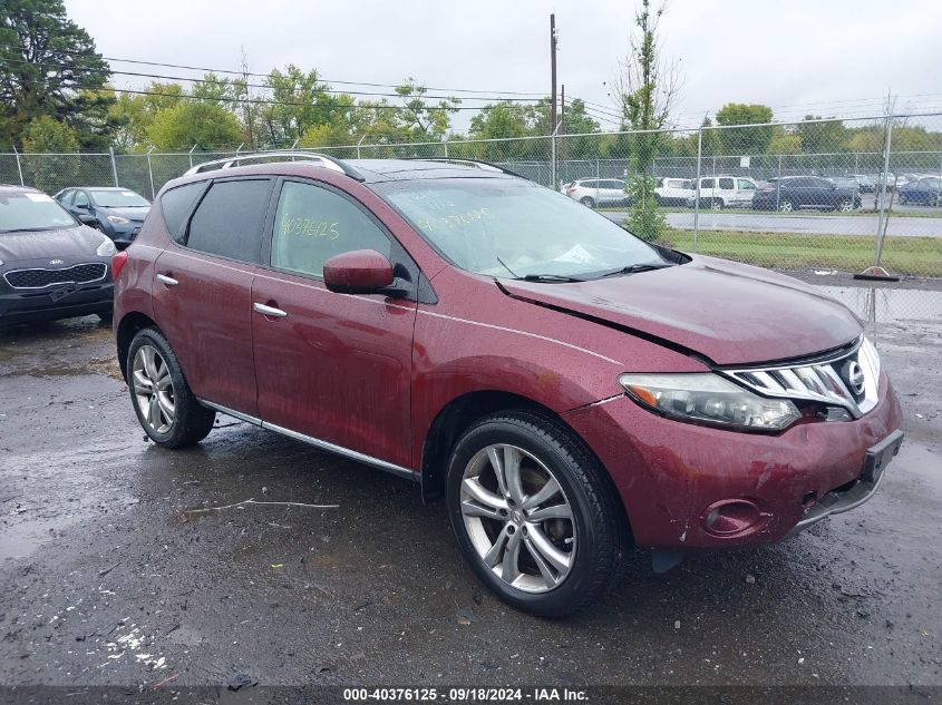 2009 Nissan Murano Le VIN: JN8AZ18W79W132700 Lot: 40376125