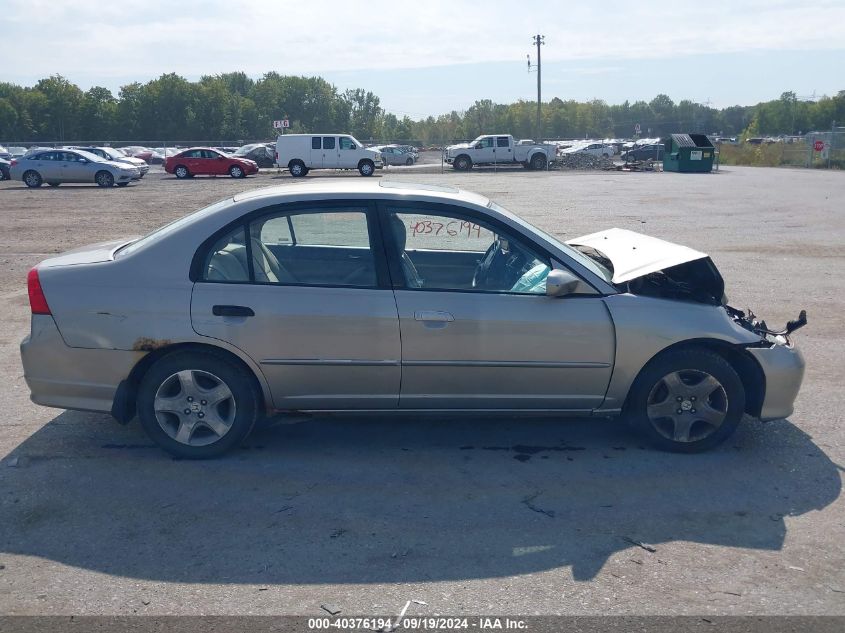 2004 Honda Civic Ex VIN: 2HGES26734H502617 Lot: 40376194