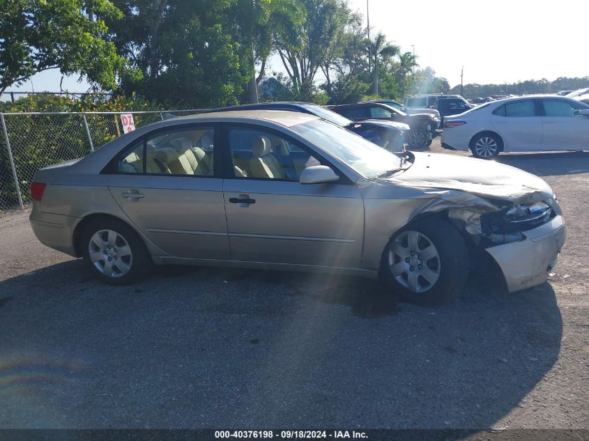 5NPET46C49H435822 2009 Hyundai Sonata Gls