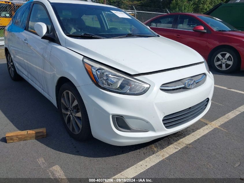 2017 Hyundai Accent Value Edition VIN: KMHCT4AE7HU345967 Lot: 40376206