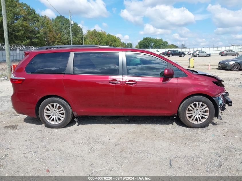 5TDYK3DC9GS727714 2016 Toyota Sienna Xle 8 Passenger