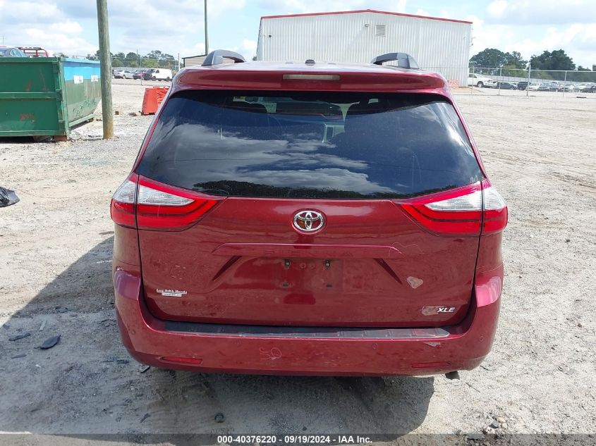 2016 Toyota Sienna Xle 8 Passenger VIN: 5TDYK3DC9GS727714 Lot: 40376220