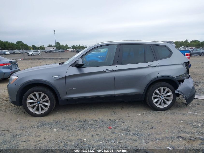 2016 BMW X3 xDrive28I VIN: 5UXWX9C50G0D73603 Lot: 40376222