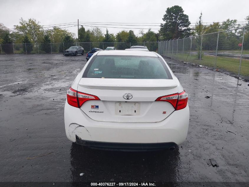 2016 Toyota Corolla S Plus VIN: 2T1BURHE2GC716948 Lot: 40376227