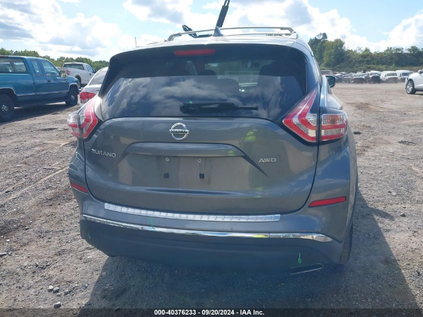 2018 Nissan Murano S VIN: 5N1AZ2MH3JN167541 Lot: 40376233