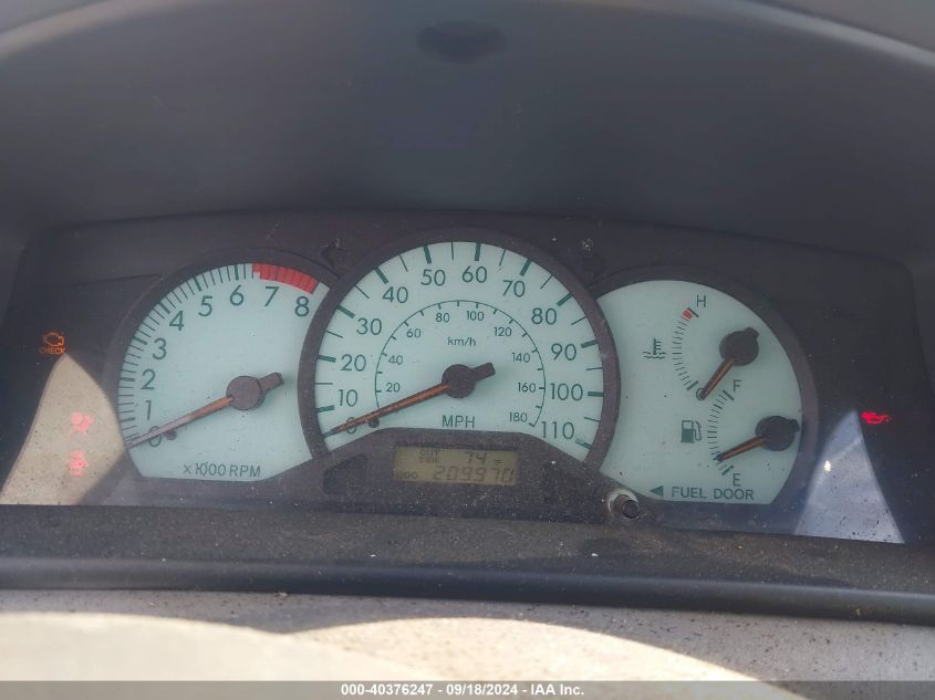 2003 Toyota Corolla Le VIN: 2T1BR32EX3C095797 Lot: 40376247