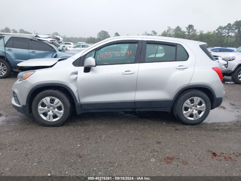 2018 Chevrolet Trax Ls VIN: KL7CJKSB0JB614098 Lot: 40376291