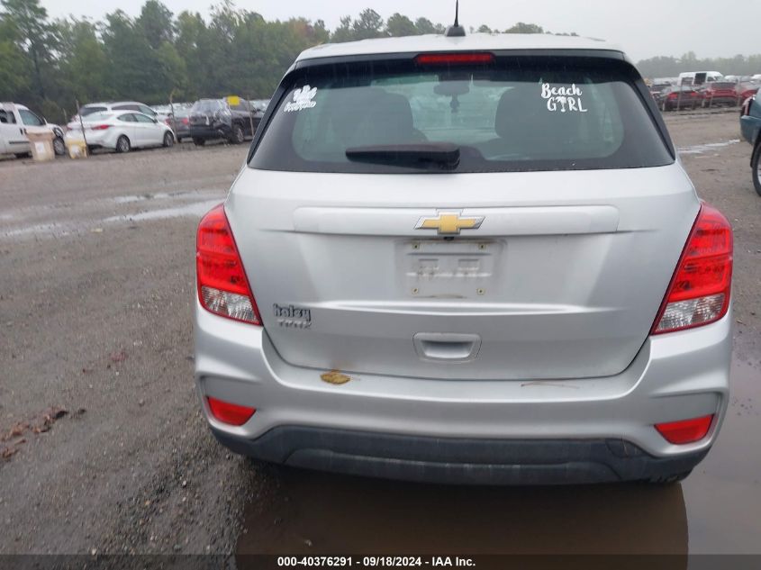 2018 Chevrolet Trax Ls VIN: KL7CJKSB0JB614098 Lot: 40376291