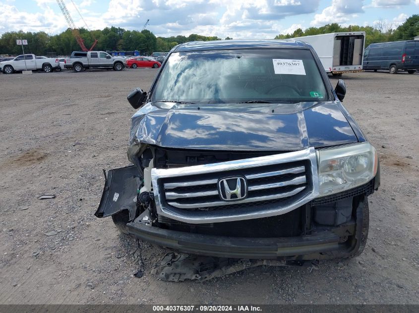 2012 Honda Pilot Ex-L VIN: 5FNYF4H53CB020032 Lot: 40376307