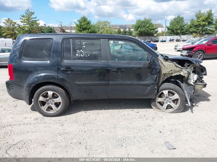 2012 Honda Pilot Ex-L VIN: 5FNYF4H53CB020032 Lot: 40376307