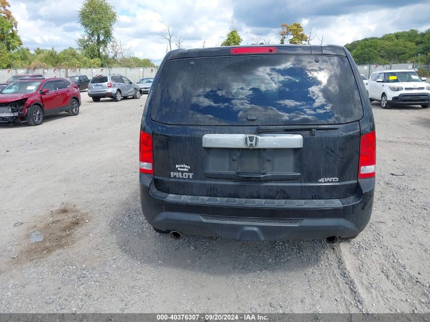 2012 Honda Pilot Ex-L VIN: 5FNYF4H53CB020032 Lot: 40376307