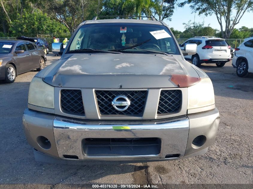 2007 Nissan Armada Se/Le VIN: 5N1BA08A07N712245 Lot: 40376320