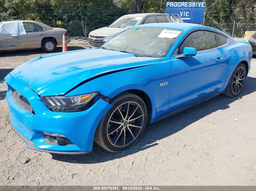 2017 Ford Mustang Gt VIN: 1FA6P8CF1H5346535 Lot: 40376341