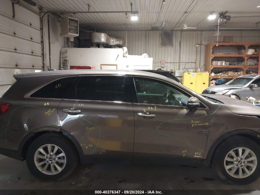 2020 Kia Sorento 2.4L Lx VIN: 5XYPGDA35LG643565 Lot: 40376347