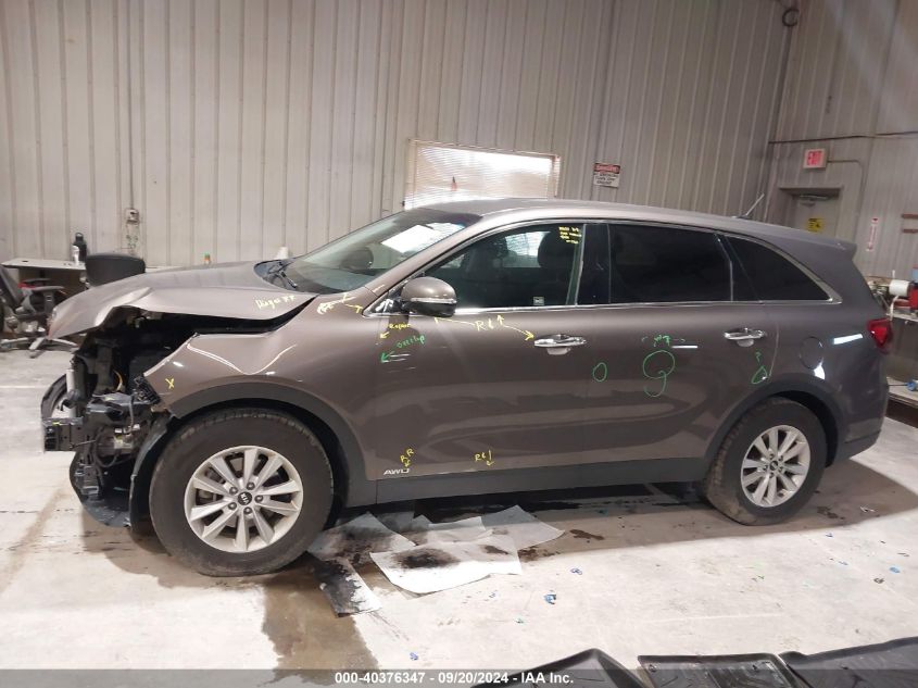 2020 Kia Sorento 2.4L Lx VIN: 5XYPGDA35LG643565 Lot: 40376347