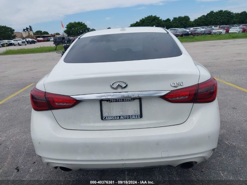 2018 Infiniti Q50 Luxe/Sport VIN: JN1EV7AP8JM359167 Lot: 40376381