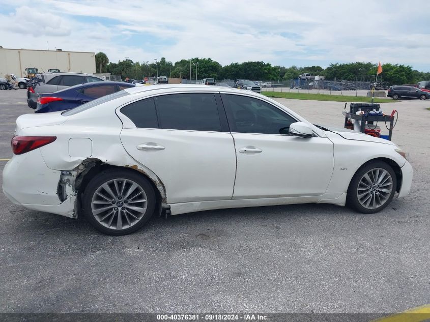 2018 Infiniti Q50 Luxe/Sport VIN: JN1EV7AP8JM359167 Lot: 40376381