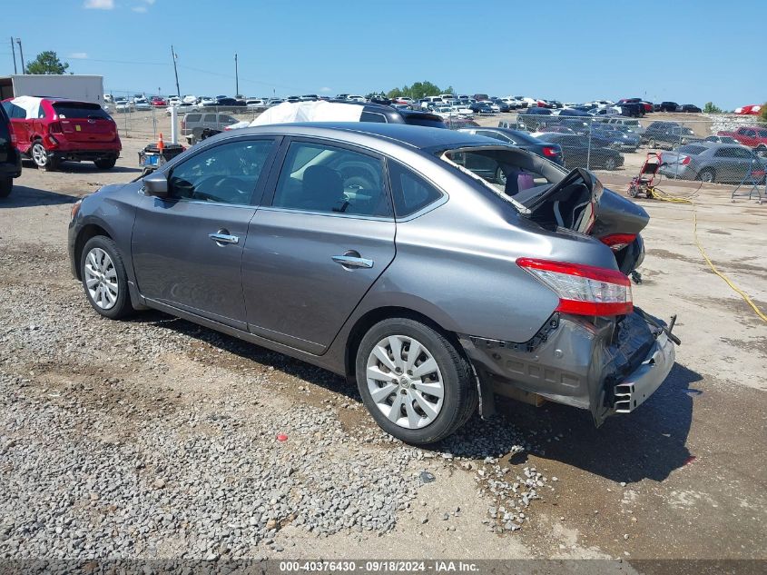 2015 NISSAN SENTRA S - 3N1AB7AP5FY378979