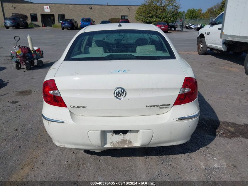 2009 Buick Lacrosse Cxl VIN: 2G4WD582X91218459 Lot: 40376435