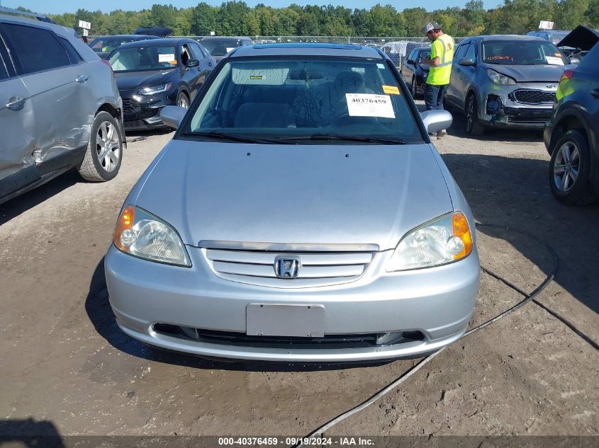 2003 Honda Civic Ex VIN: 1HGES26723L020108 Lot: 40376459